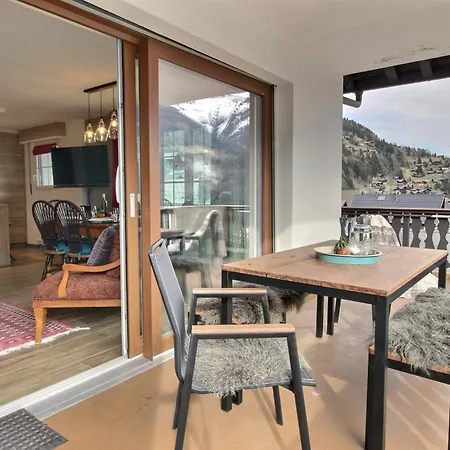 Central Terrasse&view Neige&Soleil 15 Champéry
