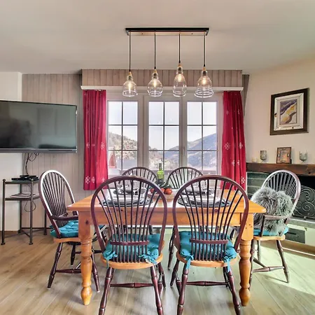 Neige & Soleil 15, Central, Terrasse & View Apartmán Champéry