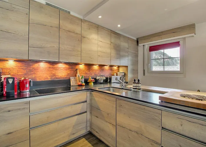 Neige & Soleil 15, Central, Terrasse & View Apartmán Champéry